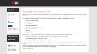 
                            13. AutoCrib Support - Login / Logout