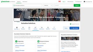 
                            9. Autodata Solutions Salaries | Glassdoor.ca