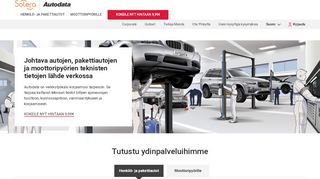 
                            2. Autodata Teknistä Tietoa Autojen Jälkimarkkinointialalle | Autodata ...