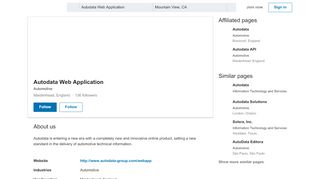 
                            11. Autodata Web Application | LinkedIn