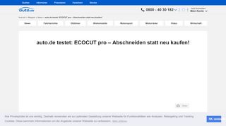 
                            9. auto.de testet: ECOCUT pro – Abschneiden statt neu kaufen! - Magazin