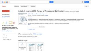
                            8. Autodesk Inventor 2018: Review for Professional Certification: ...