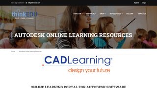 
                            13. Autodesk Online Learning Resources - ThinkEDU Corporate WebSite