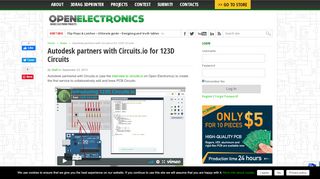 
                            12. Autodesk partners with Circuits.io for 123D Circuits | Open Electronics
