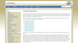 
                            5. Autodesk Product Keys - JTB World