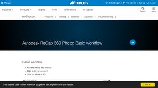 
                            7. Autodesk ReCap 360 Photo: Basic workflow | Topcon Positioning ...