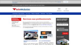 
                            6. Autodistribution Services aux professionnels