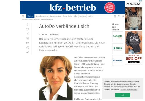 
                            12. AutoDo verbändelt sich - Kfz-Betrieb - Vogel Communications Group