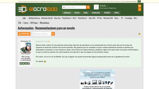 
                            12. Autoescuelas - Recomendaciones para un novato en Off-Topic ...