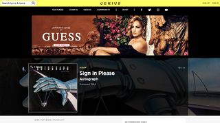 
                            9. Autograph - Sign In Please Lyrics and Tracklist | Genius