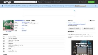 
                            5. Autograph - Sign In Please (Vinyl, LP, Album, Unofficial ... - Discogs