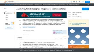 
                            4. Autohotkey fails to recognize image under resolution change ...