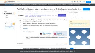 
                            7. AutoHotkey: Replace abbreviated username with display name and ...