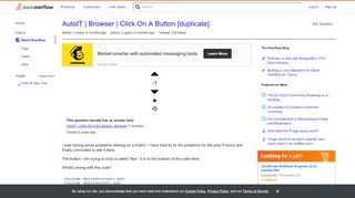 
                            13. AutoIT | Browser | Click On A Button - Stack Overflow