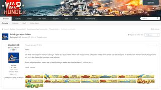 
                            1. Autologin ausschalten - Thread-Archiv - War Thunder - Official Forum