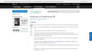
                            3. AutoLogin en Webbrowser - MSDN - Microsoft