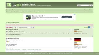 
                            11. Autologin on lightdm - Linux Mint Forums