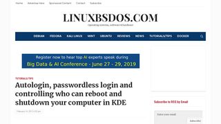 
                            9. Autologin, passwordless login and controlling who can reboot and ...