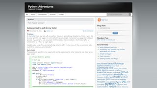 
                            7. autologin | Python Adventures