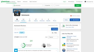 
                            7. Automann Reviews | Glassdoor