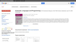 
                            8. Automata, Languages and Programming: 27th International Colloquium, ...