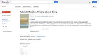 
                            7. Automated Functional Testing for Java-Swing