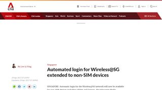 
                            10. Automated login for Wireless@SG extended to non-SIM devices ...
