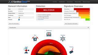 
                            13. Automated Malware Analysis Executive Report for ... - Joe Sandbox