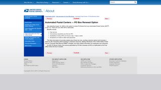 
                            6. Automated Postal Centers — PO Box Renewal Option - USPS.com