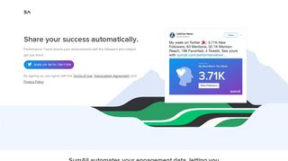 
                            12. Automated Social Media - SumAll | Performance Tweet