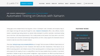 
                            12. Automated Testing on Devices with Xamarin - Clarity Ventures