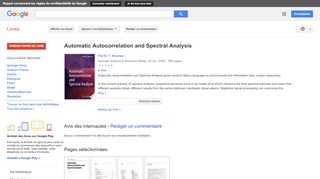 
                            10. Automatic Autocorrelation and Spectral Analysis