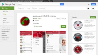 
                            9. Automatic Call Recorder - Apps on Google Play
