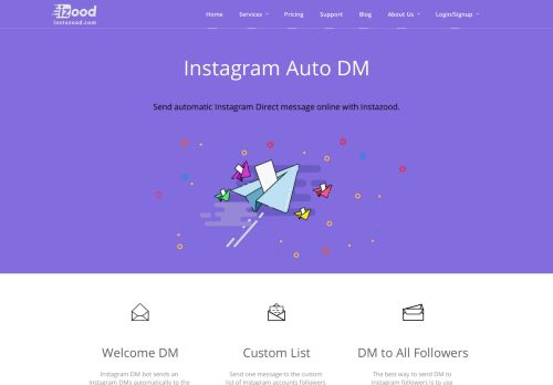 
                            9. Automatic Instagram Direct Message ( Auto DM ) | Instazood