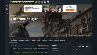 
                            2. Automatic Login | Battlefield 2 Config Scripts - GameBanana