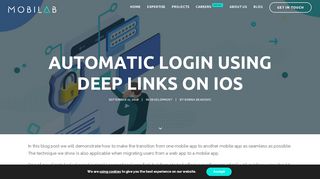 
                            3. Automatic Login Using Deep Links on iOS | MobiLab Blog