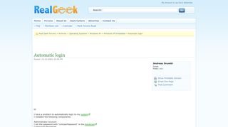 
                            12. Automatic login - Windows XP Embedded - Real Geek