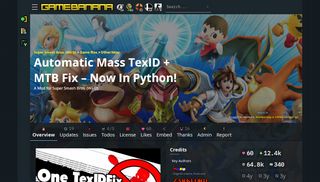 
                            5. Automatic Mass TexID + MTB Fix – Now In Python! - GameBanana