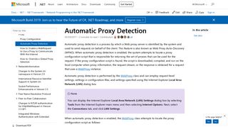 
                            11. Automatic Proxy Detection | Microsoft Docs