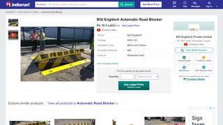 
                            6. Automatic Road Blocker at Rs 1650000 /unit | ऑटोमैटिक रोड ...