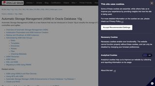 
                            13. Automatic Storage Management (ASM) in Oracle Database 10g
