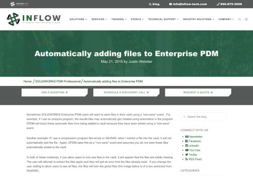 
                            12. Automatically adding files to Enterprise PDM | InFlow