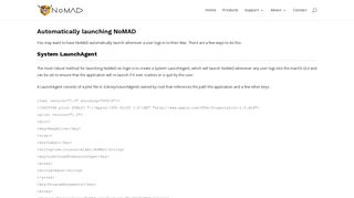 
                            5. Automatically launching NoMAD | NoMAD