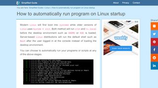 
                            3. Automatically run program on Linux startup - Simplified Guide