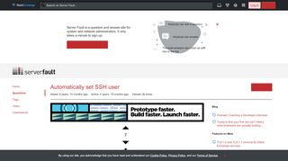 
                            3. Automatically set SSH user - Server Fault
