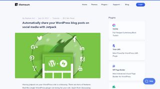 
                            13. Automatically share your WordPress blog posts on social media with ...
