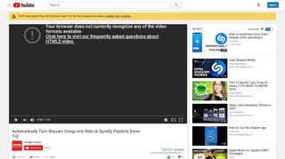
                            6. Automatically Turn Shazam Songs into Rdio or Spotify Playlists [How ...