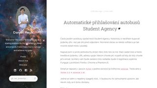 
                            9. Automatické přihlašování autobusů Student Agency - Daniel Hnyk