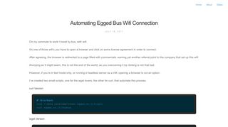 
                            3. Automating Egged Bus Wifi Connection · Erik Zaadi