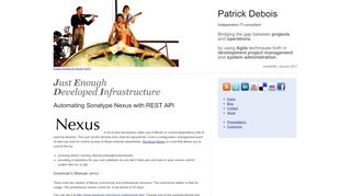 
                            10. Automating Sonatype Nexus with REST API - Patrick Debois